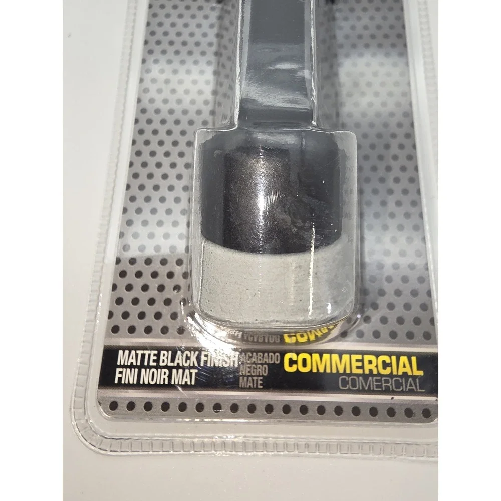 Brinks Matte Black Commercial Kick Down Door Stop Easy Install BC41020 NIP